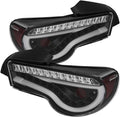 Spyder Scion Light Bar LED Tail Lights (Black) - - 2013-2021 Scion FR-S / Subaru BRZ / Toyota 86