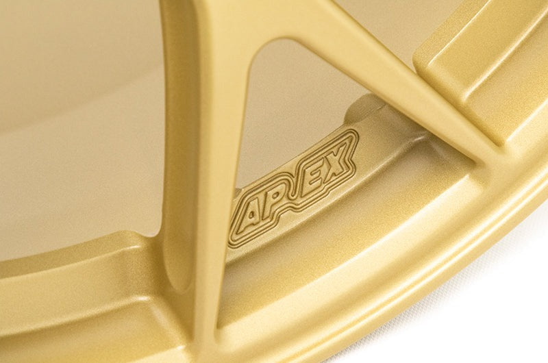 Apex EC-7R Forged Satin Gold 17x9 +35 5x100 (Single Wheel) - 2013-2024 Subaru BRZ / Scion FR-S / Toyota GR86 / 2014-2018 Subaru Forester