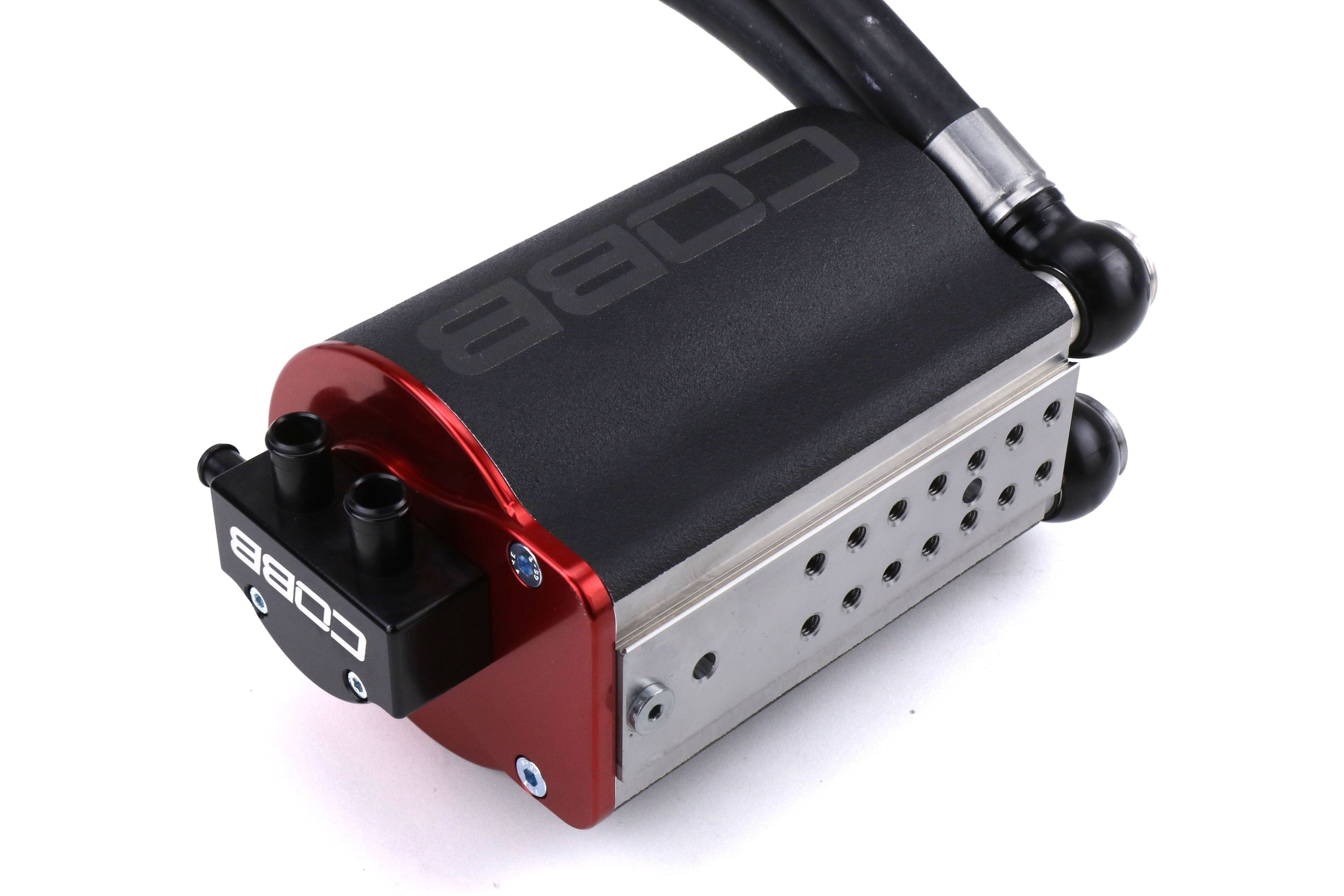 COBB Tuning Air Oil Separator Black/Red - 2015-2021 Subaru WRX