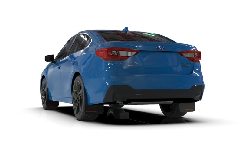 Rally Armor UR Mud Flap w/Red Logo - Black - 2020-2024 Subaru Legacy