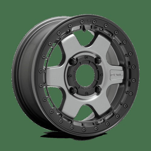 D923 15X6 4X137 MT-GMTL BLK-RING 38MM