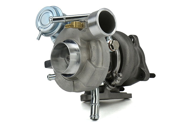 Forced Performance FP BLUE Turbocharger 58mm 8cm IWG w/ Oil Feed Line - 2002-2007 Subaru WRX / 2004-2021 Subaru STI