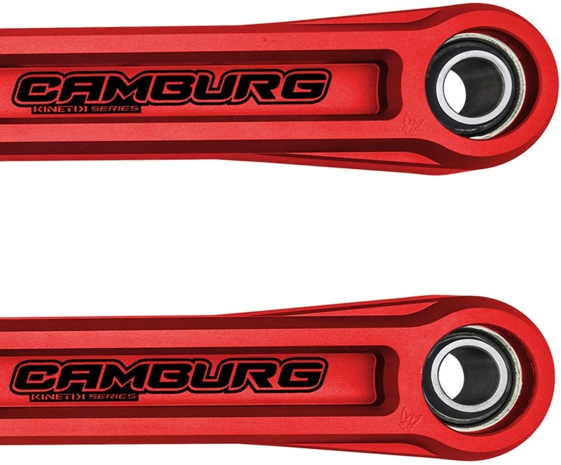 Camburg Ford Bronco 21-23 KINETIK Series Rear Billet Lower Trailing Arm Kit (Red)
