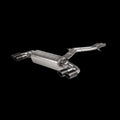 Akrapovic Evolution Line Cat Back Titanium (Req Tips) for 2019+ Porsche Cayenne V6 (536) without PF/GPF - S-PO/TI/11H