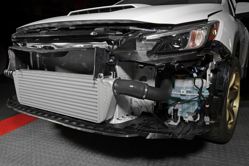 PERRIN Front Mount Intercooler Kit (Black Tubes & Silver Core) - 2022-2026 Subaru WRX