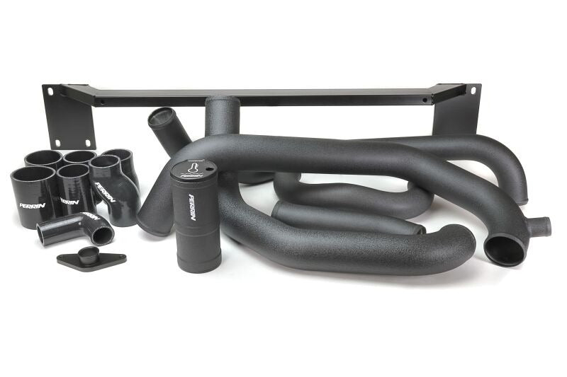 PERRIN 08-14 Subaru STI Front Mount Intercooler Boost Tube Kit - Black - 2008-2014 Subaru STI