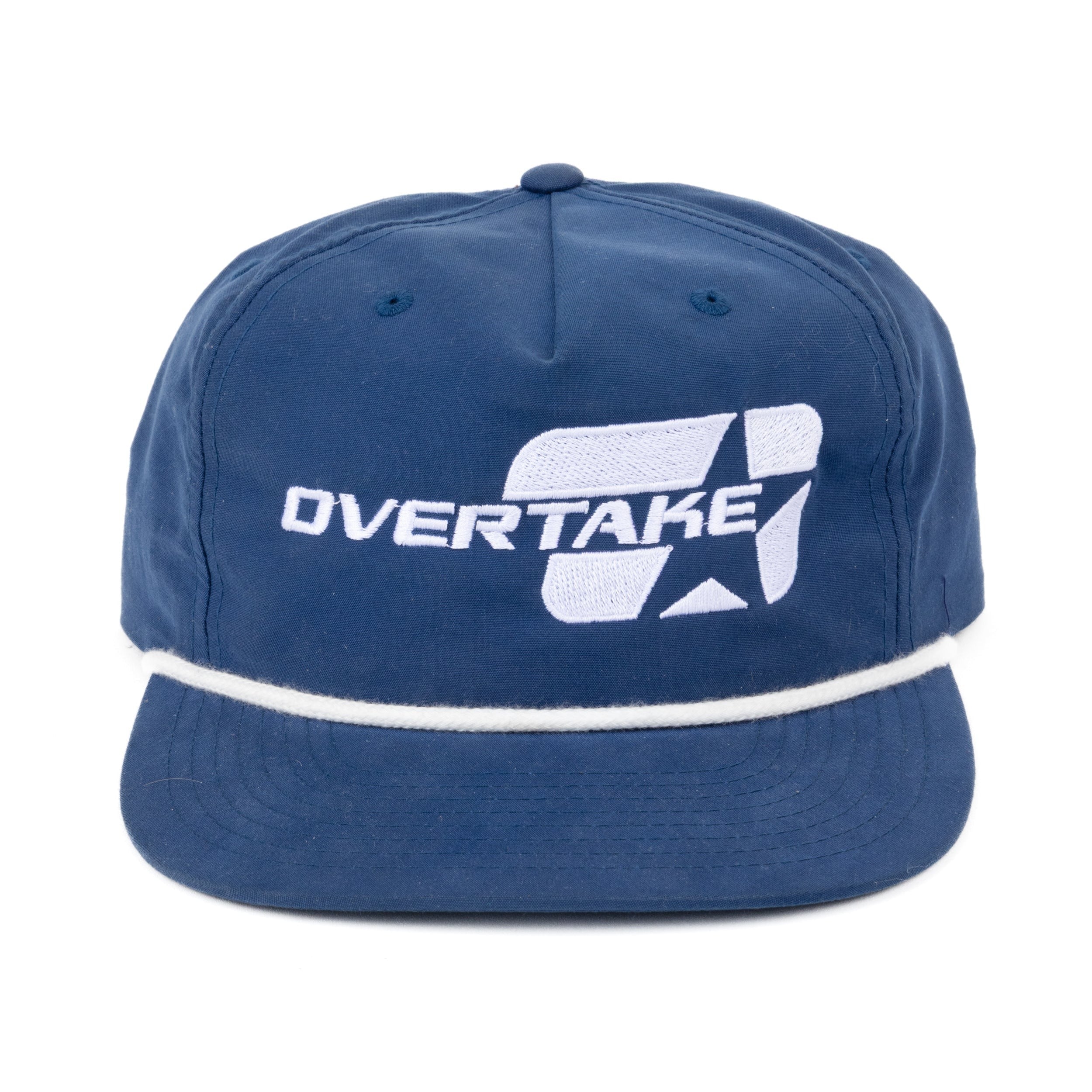 OVERTAKE Snapback Rope Hat - Navy Blue