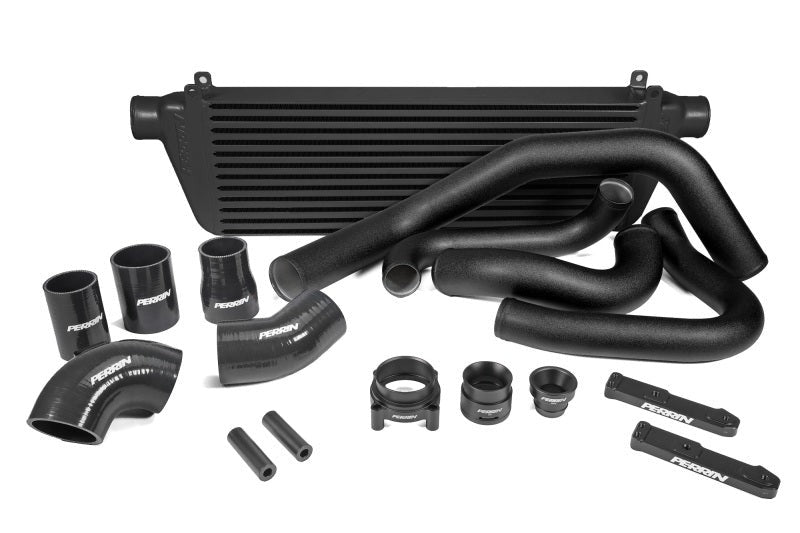 PERRIN Front Mount Intercooler Kit (Black Tubes & Black Core) - 2022-2026 Subaru WRX