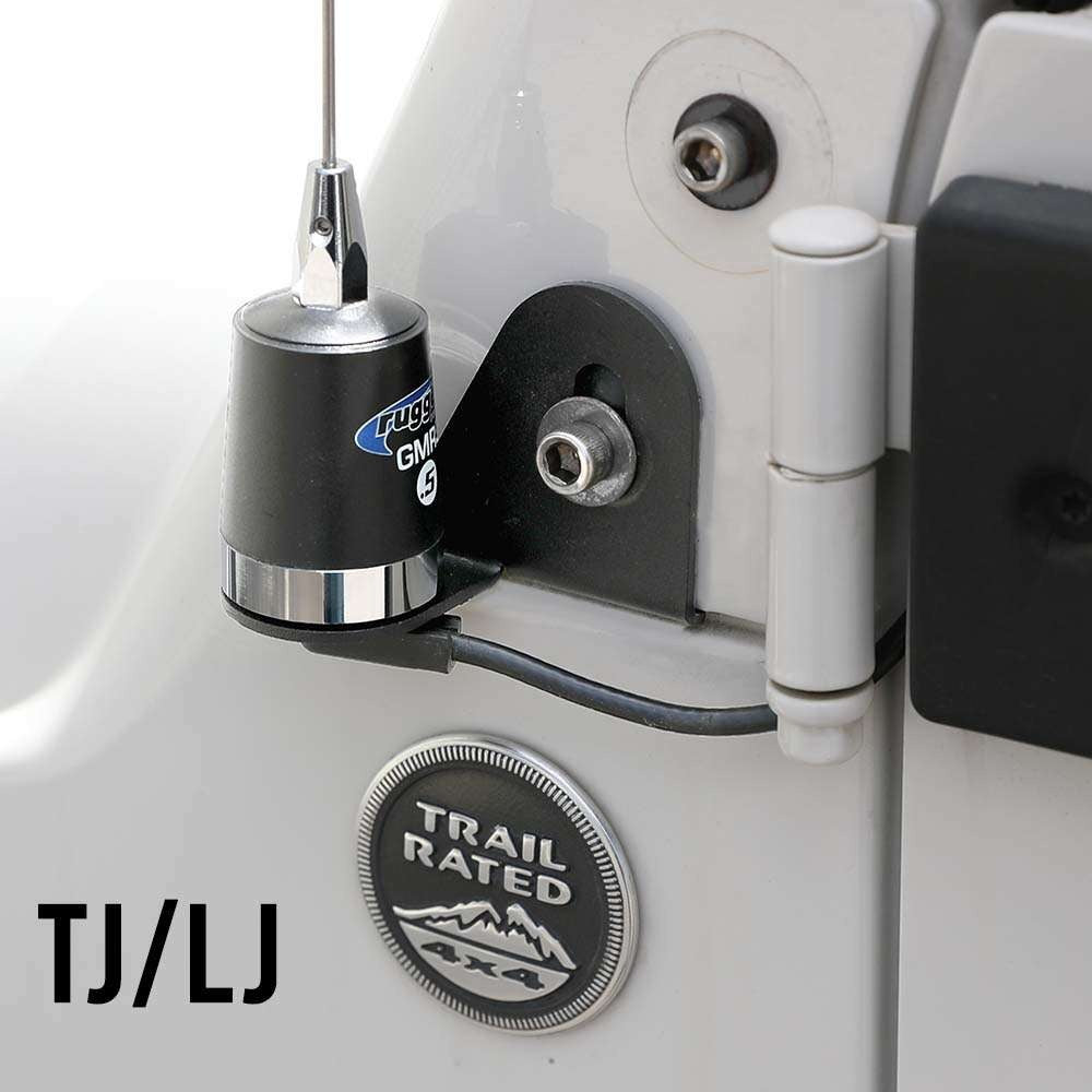 Antenna Mount for Jeep Wrangler and Jeep Gladiator Truck (Passenger's Side) - MT-ANT-JEEP-PS