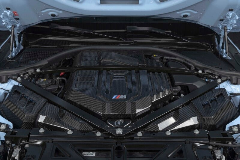 Dinan 21-27 BMW M2/M3/M4 (G80/G82/G87) Gloss Carbon Fiber Engine Cover w/Matte Accents