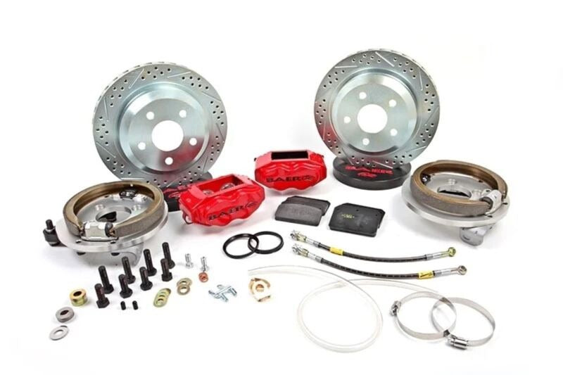 Baer Brakes Ford 8.8in C-Clip Rear Ends 12in SS4 Rear SDZ Brake Kit - Black