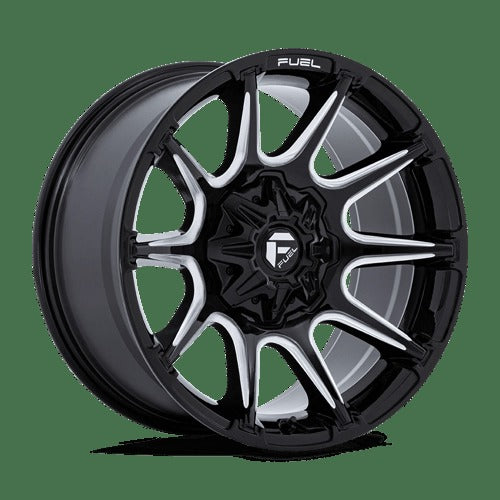 D880 22X10 8X6.5 G-BLK MILL 10MM