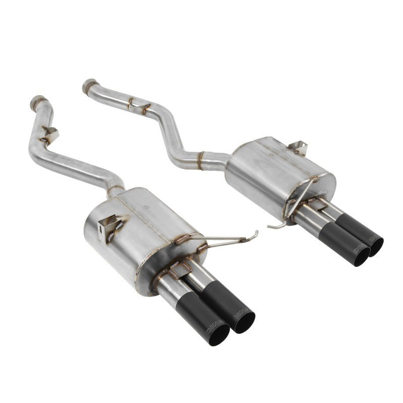 Dinan 08-13 BMW M3 (E92/E93) Free Flow Axleback Exhaust System - Black Tips