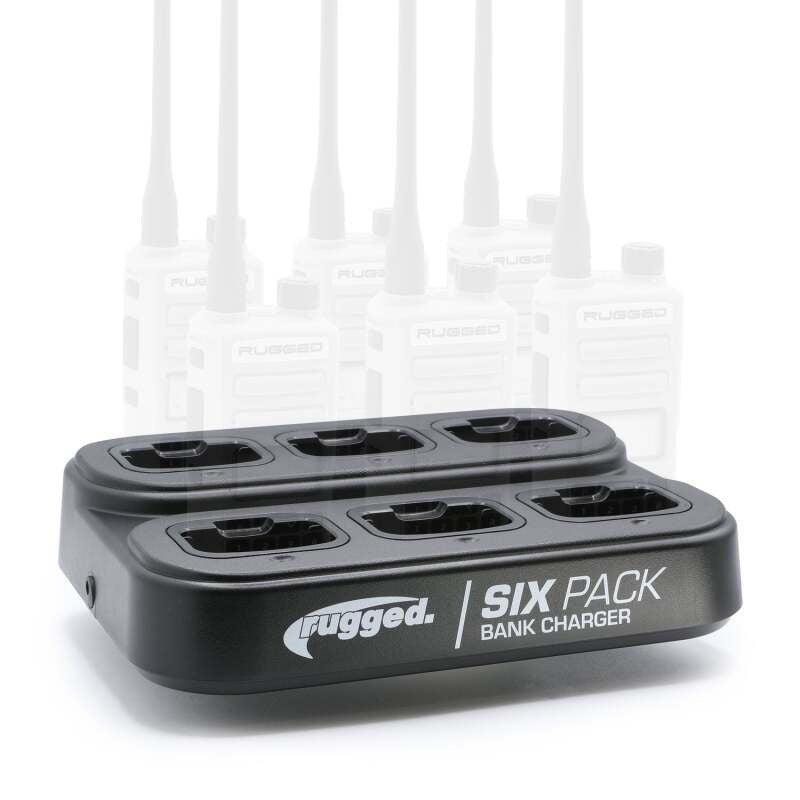 Rugged Radios 6-Pack Bank Charger for Handheld Radios R1