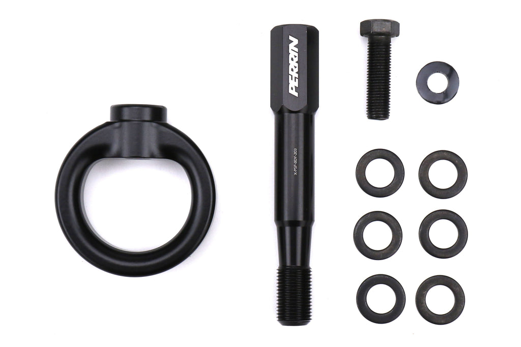 PERRIN Rear Tow Hook Kit (Black) - 2014-2021 Subaru Forester