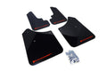 Rally Armor UR Mud Flap w/Red Logo - Black - 2003-2008 Subaru Forester