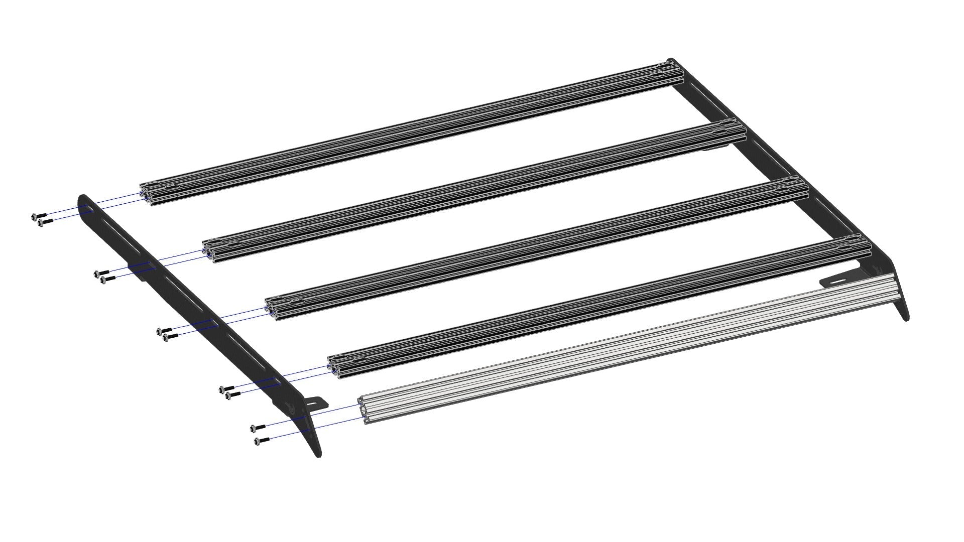 Honda Talon 2 Seat 2019-2021 Roof Rack Cutout for 40 Inch Light Bar Prinsu