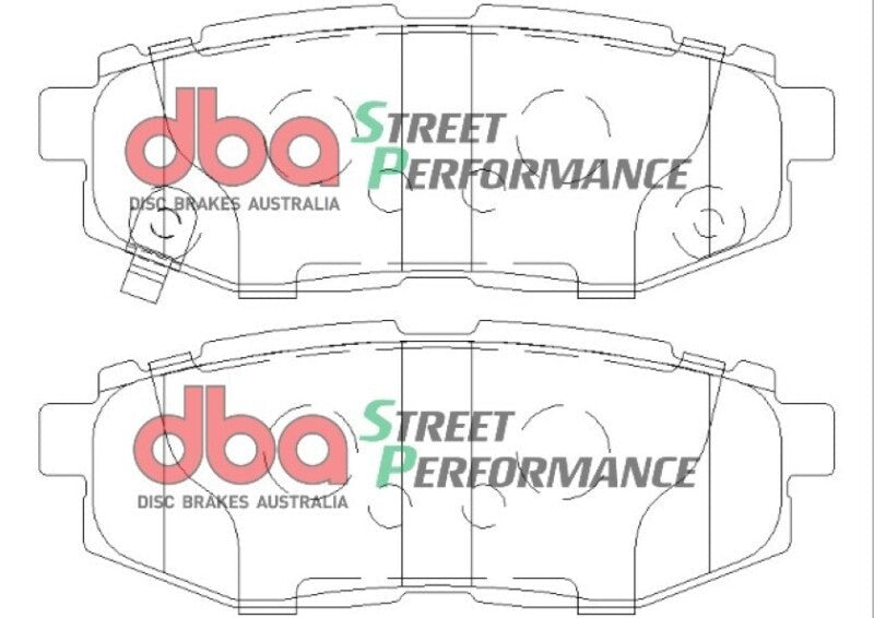 DBA SP500 Brake Pads - Rear - 2010-2014 Subaru Legacy GT