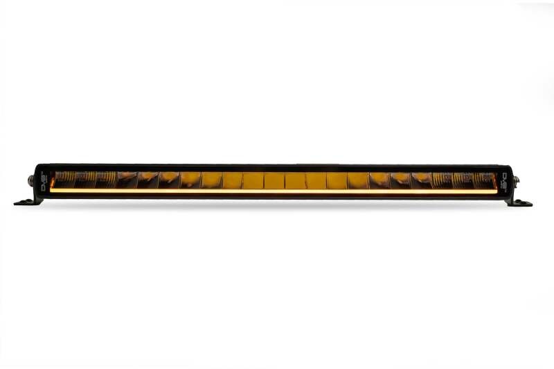 DV8 Offroad 20in Halo Elite Single Row Light Bar with Accent Light - White/Amber
