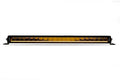 DV8 Offroad 20in Halo Elite Single Row Light Bar with Accent Light - White/Amber