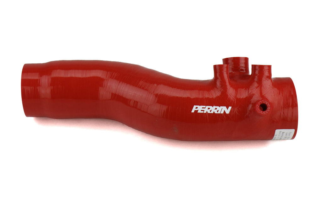 PERRIN Turbo Inlet Hose w/ Nozzle Red - 2015-2021 Subaru WRX