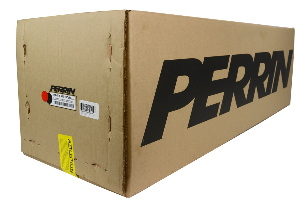 PERRIN Boost Tube Kit Red Piping Black Couplers - 2008-2014 Subaru STI
