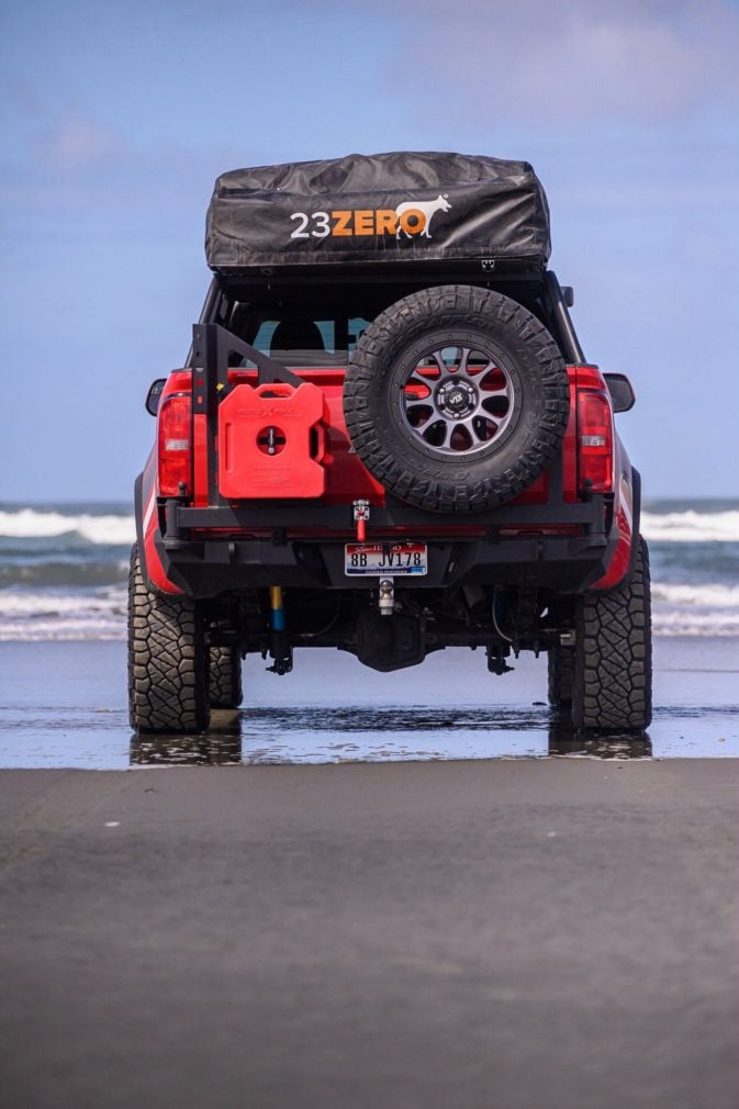 Chevy Colorado Rear Bumper Z71 & ZR2 Dual Swing Arms CBI Offroad