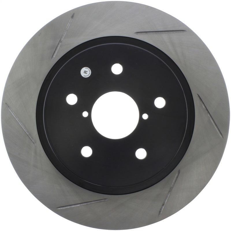 StopTech Slotted Sport Brake Rotor - Rear Right - 2016-2017 Subaru WRX (w/EyeSight)