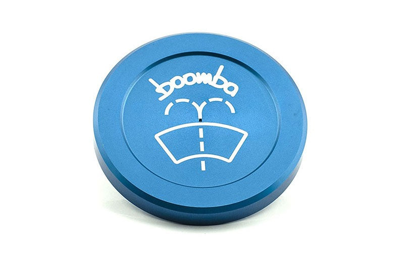 Boomba Racing Windshield Washer Cap Blue - 2015-2021 Subaru WRX