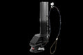 Gen-Y Viking 4in Round/6in Offset SnapLatch 2-5/16in Coupler / 6K TW 25K w/Pull Cable- Texture Blk