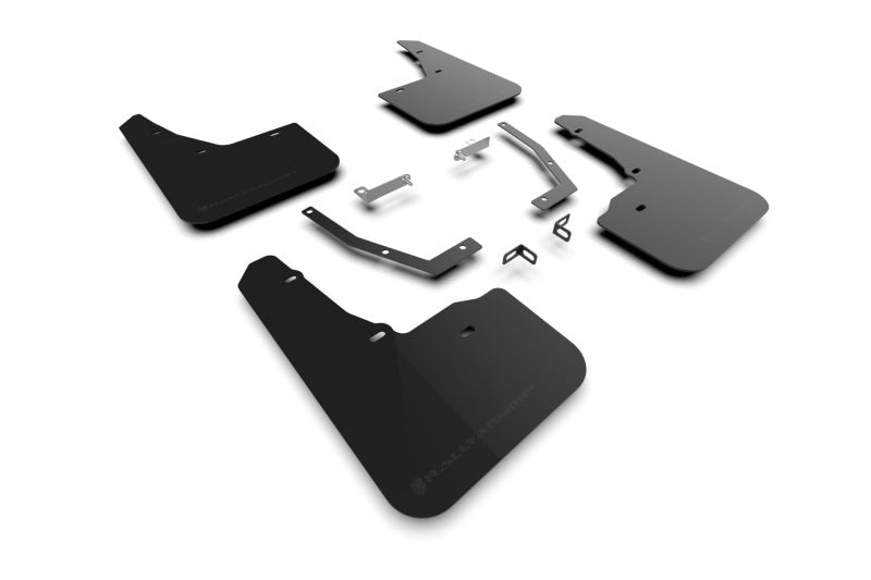 Rally Armor UR Mud Flap w/Metallic Black Logo - Black - 2025-2026 Subaru Forester Hybrid