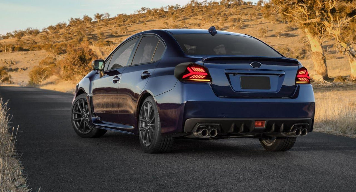 OLM Y-Spec LED Taillights (Smoke Lens Red Optic) - 2015-2021 WRX / STI