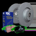 EBC S11K Greenstuff Pad and Plain Rotor Rear Kit - 2015-2021 Subaru WRX (Non Eyesite)