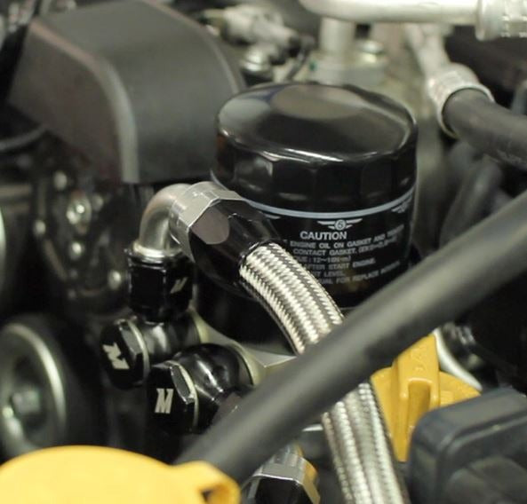 Mishimoto Thermostatic Oil Cooler Kit Black - 2013-2021 Scion FR-S / Subaru BRZ / Toyota 86