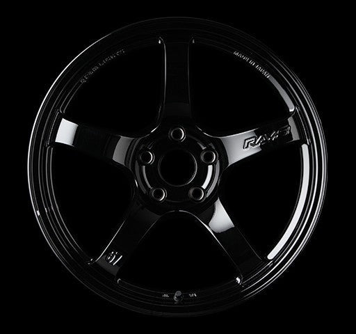 Rays Gram Lights 57CR Gloss Black 18x9.5 +38mm 5x114.3 (Single Wheel) - 2015-2024 Subaru WRX / 2015-2021 STI / 2019-2024 Forester