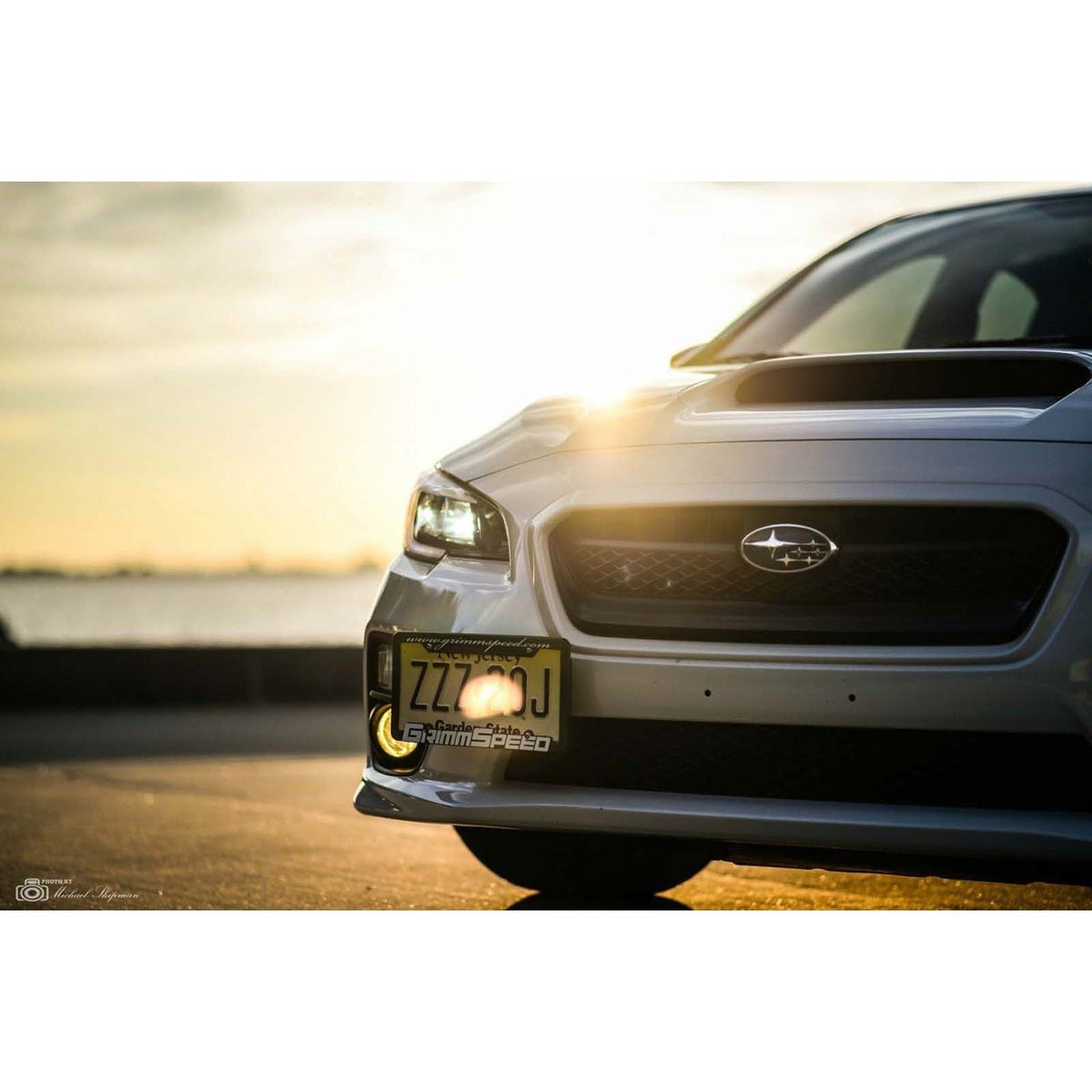 GrimmSpeed License Plate Relocation Kit - 2015-2017 Subaru WRX/STI