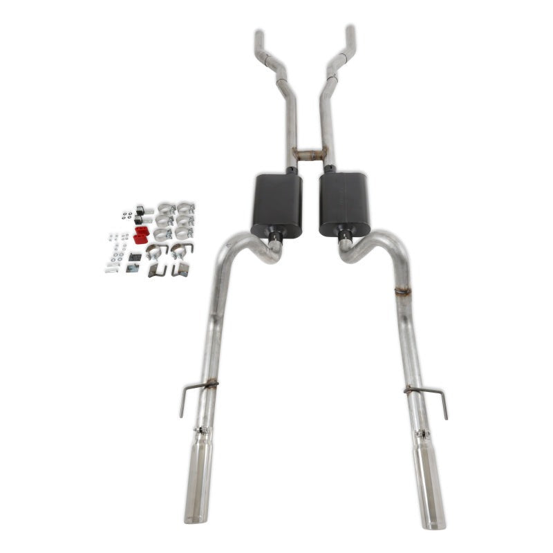 Flowmaster 67-70 Mustang American Thunder THRU VALANCE SS Crossmember-Back Exhaust System