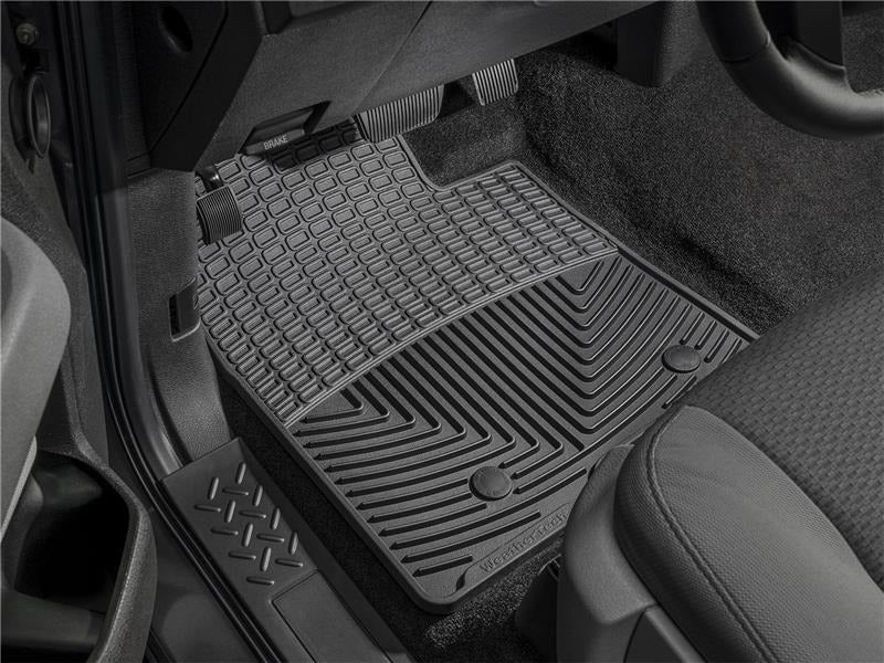 WeatherTech Rear Rubber Floor Mats - Black - 2010-2014 Subaru Legacy / Outback