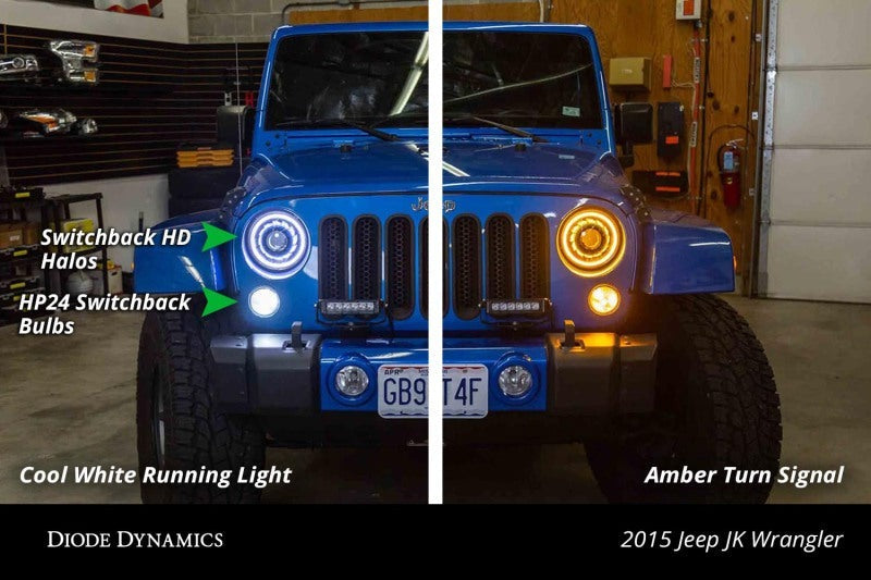 Diode Dynamics Halo Lights LED 120mm Switchback (Pair) - Universal