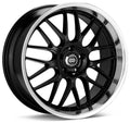 Enkei Lusso 18x9 40mm Offset 5x114.3 Bolt Pattern 72.6 Bore - Black w/ Machined Lip (Single Wheel)