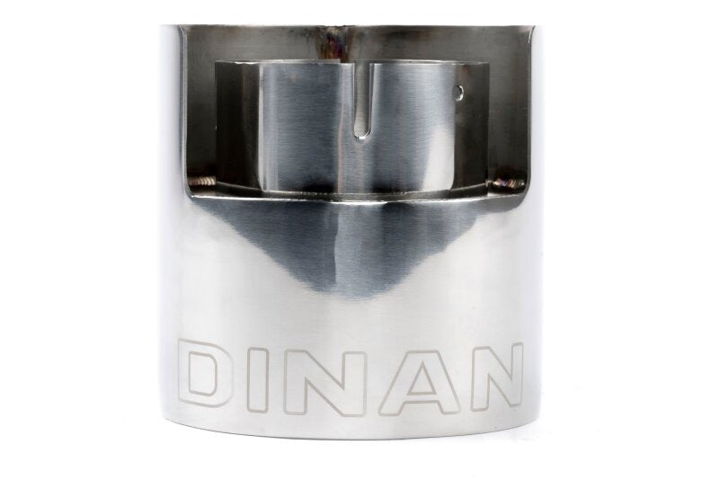 Dinan Double-Walled 4.5in Clamp-On Exhaust Tip - Polished - 4.5in Outlet / 3in Inlet