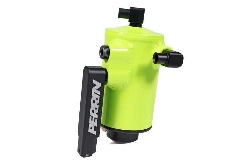 PERRIN Air Oil Separator - Neon Yellow - 2022-2026 Subaru WRX