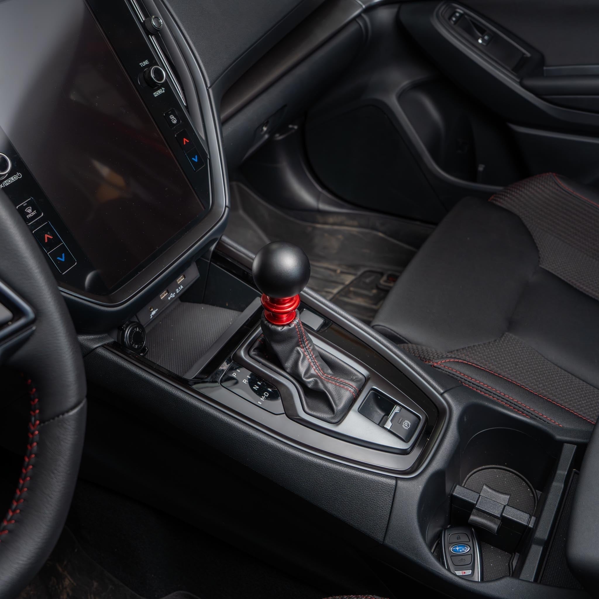 Billetworkz Automatic Shifter - Matte Black - Fits Subaru CVT: WRX (2022+), Crosstrek (2024+), Forester (2025+), Impreza (2024+), Legacy/Outback (2015+)