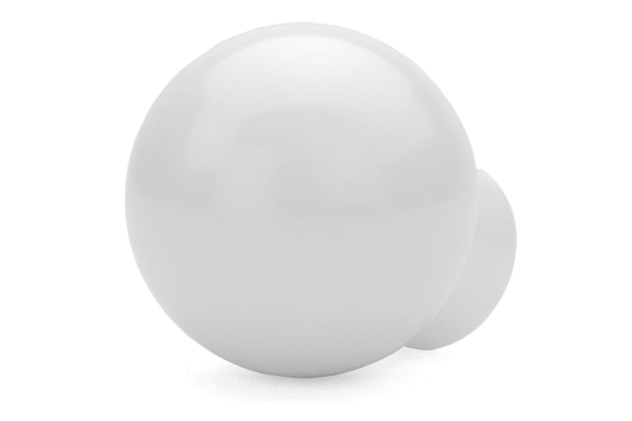 Killer B Motorsport Round Shift Knob White Brushed 6MT - Subaru 6MT Models (inc. 2004+ STI / 2015+ WRX)