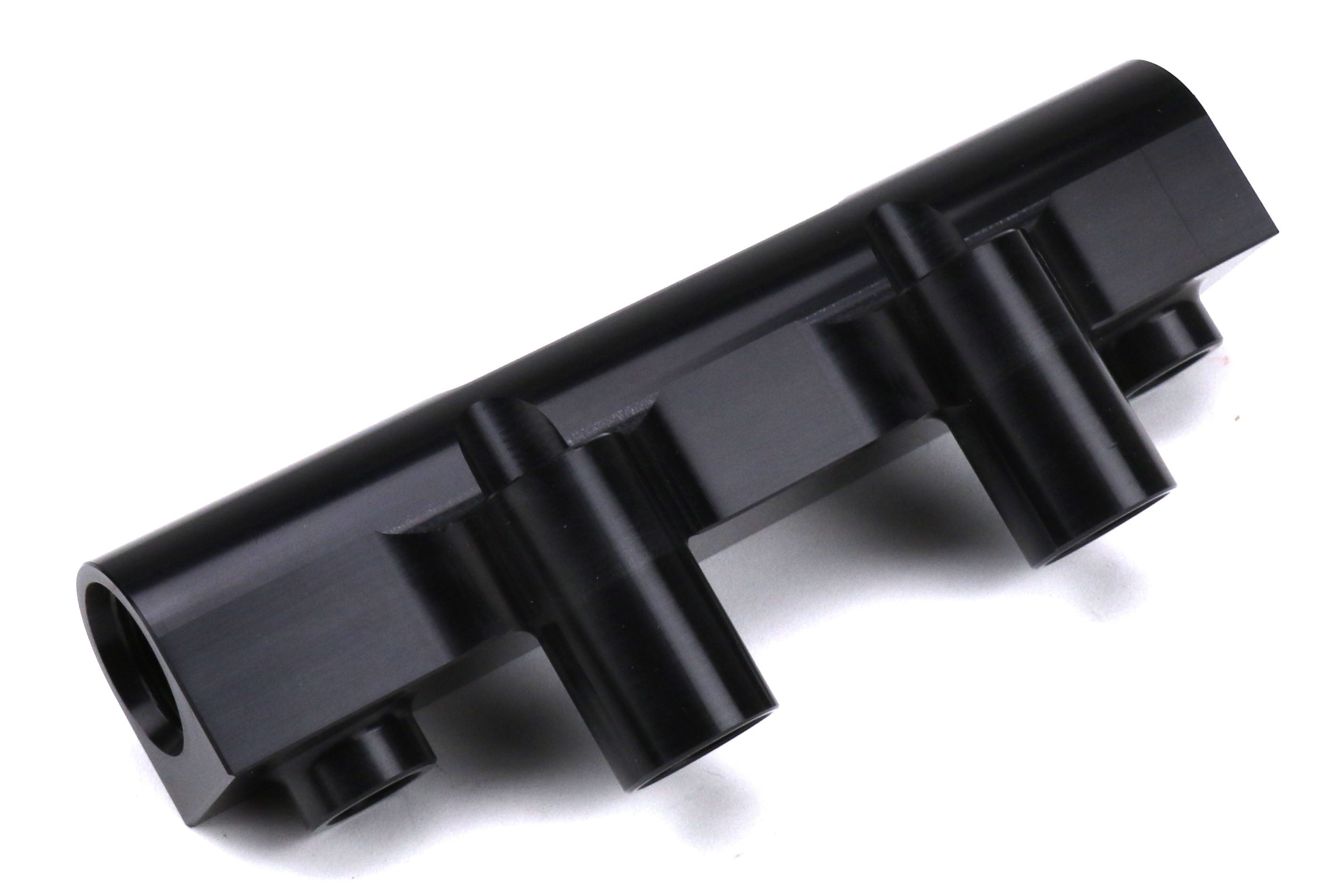 IAG Side Feed To Top Feed Fuel Rail Conversion Kit Black - Subaru Models (inc. 2004-2006 STI)