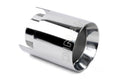 Dinan Double-Walled 4.5in Clamp-On Exhaust Tip - Polished - 4.5in Outlet / 3.25in Inlet