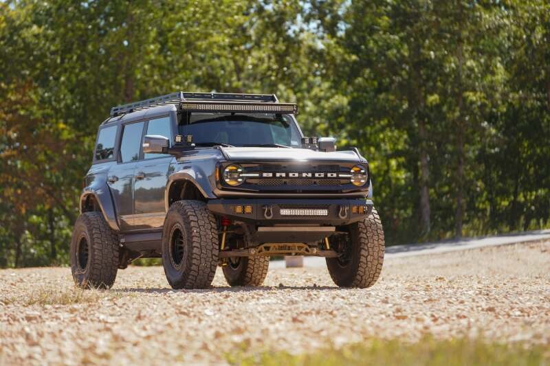 DV8 Offroad 2021+ Ford Bronco Front Bumper V2 - OE Plus Series (Works w/o ACC Relocation)