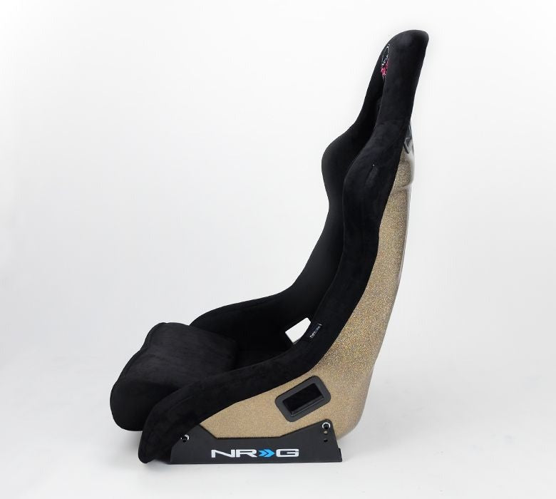 NRG Innovations FRP ULTRA Large Competition Alcantara Seat Black - Universal