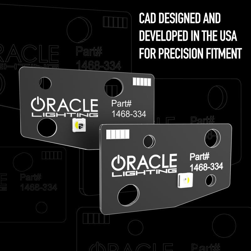 Oracle 2021 Ford Bronco DRL Upgrade w/ Halo Kit - ColorSHIFT w/ RF Controller