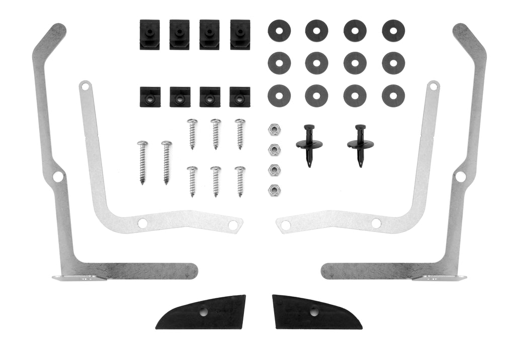 Rally Armor UR Mudflaps Black Urethane Red Logo - 2015-2021 Subaru WRX / STI
